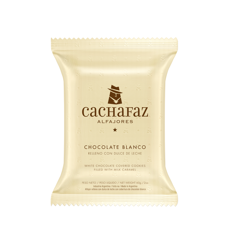 ALFAJOR DE CHOCOLATE BLANCO