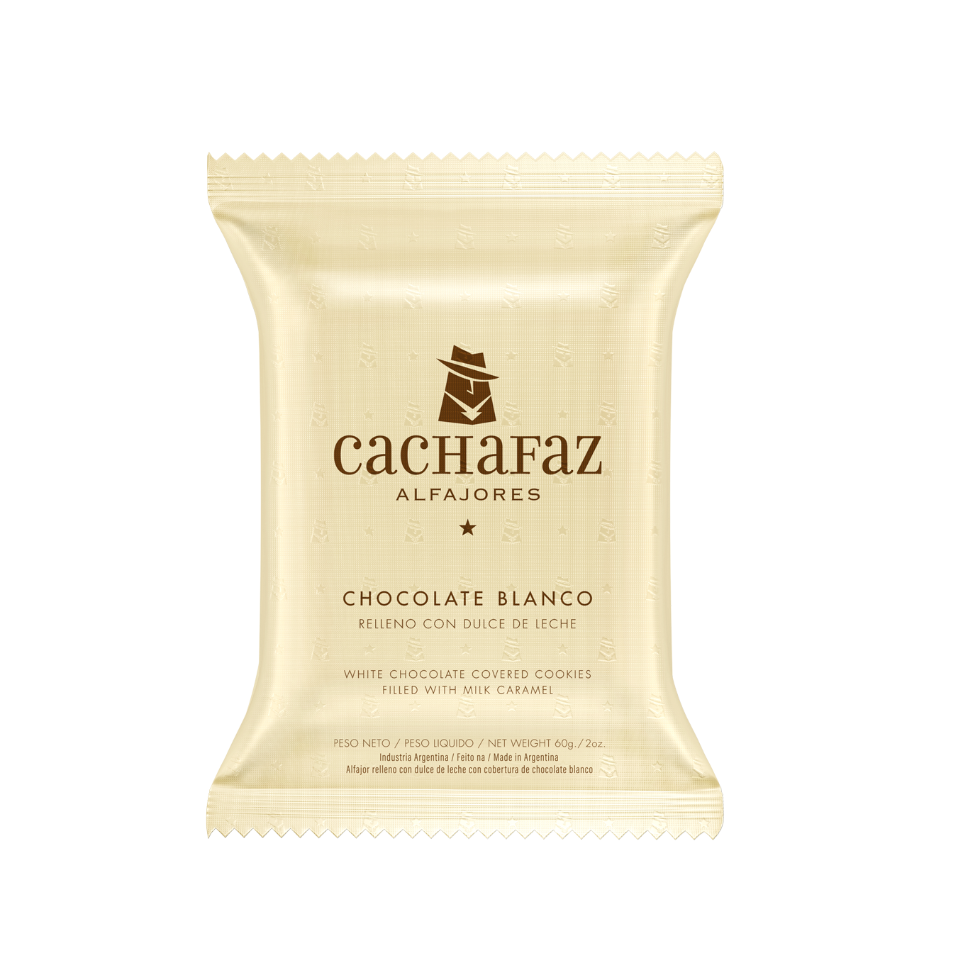 ALFAJOR DE CHOCOLATE BLANCO