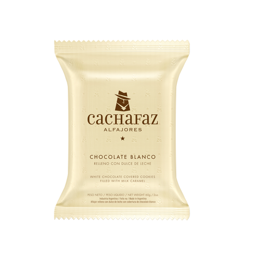 ALFAJOR DE CHOCOLATE BLANCO