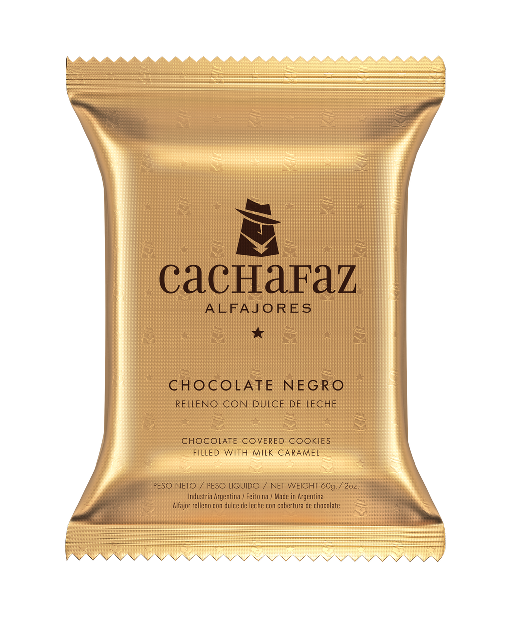 ALFAJOR DE CHOCOLATE NEGRO